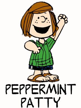 Peppermint Patty Peanuts Character Custom Graphic Tee